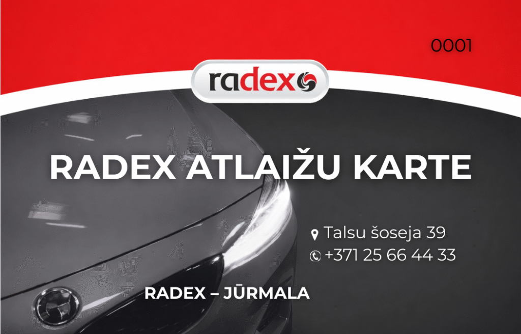 Raivis WEB izstrādāta atlaižu karte
